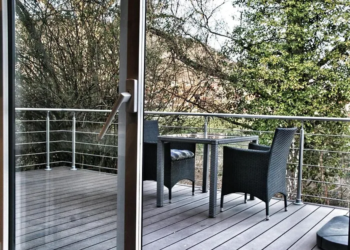 Kinzigloft Mit Blick Auf Den Fluss Apartment Gelnhausen